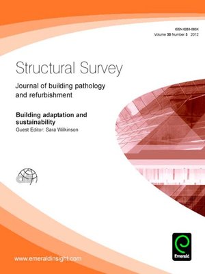 cover image of Structural Survey, Volume 30, Issue 3